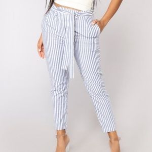 NWOT Striped Pants